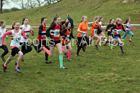 Girls under-13s, Start Fitness NEHL, Thornley Hill Farm, Peterlee, County Durham. Photo: David T. Hewitson/Sports for All Pics